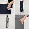 【严选】【高知小锥裤】诗凡黎灰色休闲裤2024秋新款垂感直筒显瘦西装裤女SF7150691 商品缩略图3