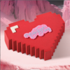 像素心形蛋糕-成品 商品缩略图0