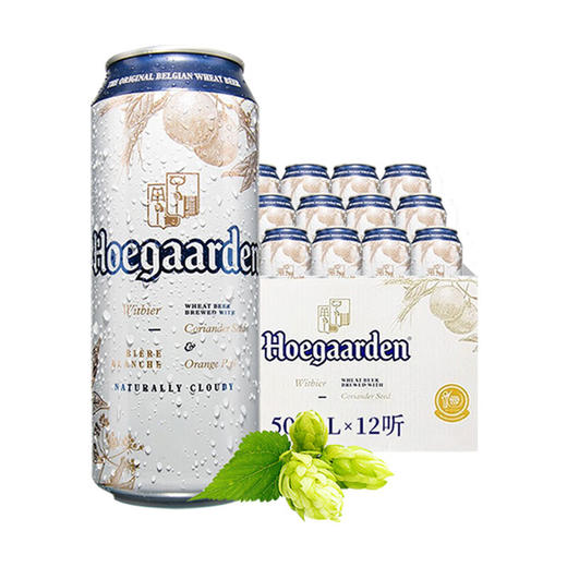 福佳 精酿小麦白啤酒500ml*12瓶 商品图0