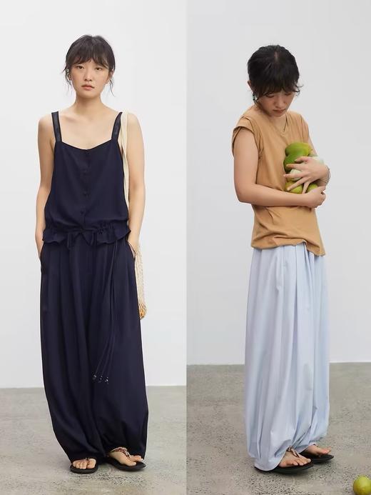 步履不停/4B43111C/速干阔腿抗皱灯笼裤山本长裤 商品图2