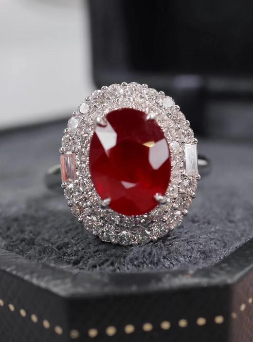 3.16ct 红宝石吊坠戒指 商品图1