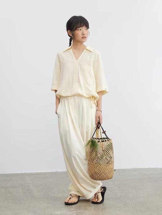 步履不停/4B43111C/速干阔腿抗皱灯笼裤山本长裤 商品图1