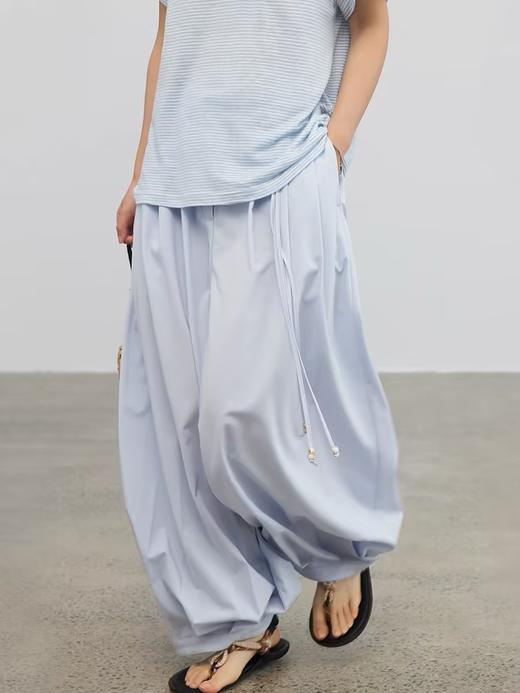 步履不停/4B43111C/速干阔腿抗皱灯笼裤山本长裤 商品图3