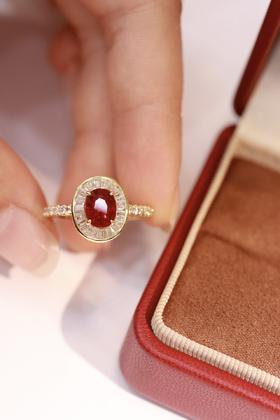 1.16ct 红宝石戒指