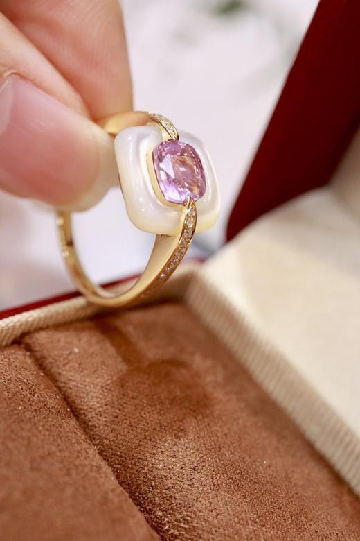 1.12ct 蓝宝石戒指 商品图5