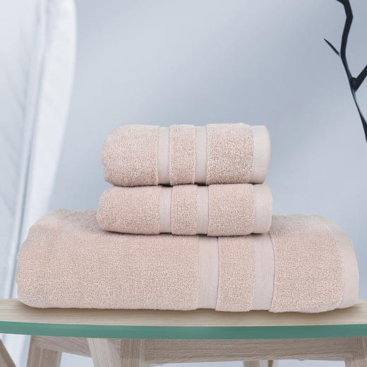 芳恩 【简素】浴巾+面巾组合装 商品图2