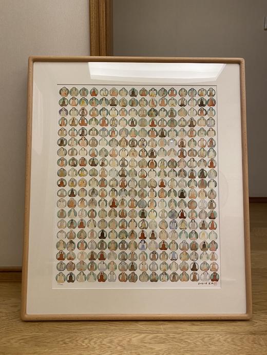 千fo系列限量艺术版画  艺术家柯曼经典画作 收藏证书+艺术家签名 +千佛图临摹套件  授权花花艺术客DU家代理 限定收藏级版画 版数售完即止 版数售完不再宣发 花花艺术客厅赠予供fo定制设计款香插 商品图3