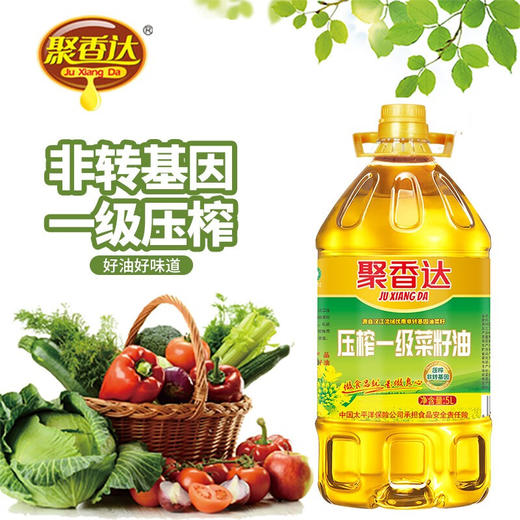 聚香达  压榨一级菜籽油5L 商品图1