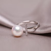 美裕 925银淡水珍珠戒指 开口戒8-9mm 108487W 商品缩略图3