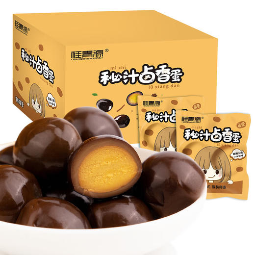 桂青源 卤香鹌鹑蛋休闲零食无壳乡巴佬卤蛋铁蛋450g内含60枚 100007410393 商品图0