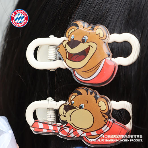 【官方正版】拜仁慕尼黑足球俱乐部|可爱BERNI熊发卡女生头饰礼物 商品图3