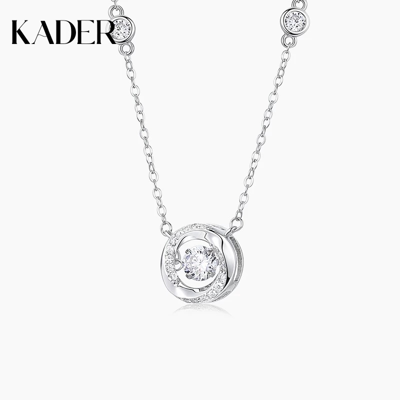 KADER 卡蒂罗璀璨之星项链 S925银闪闪灵动梦幻高级女款项链