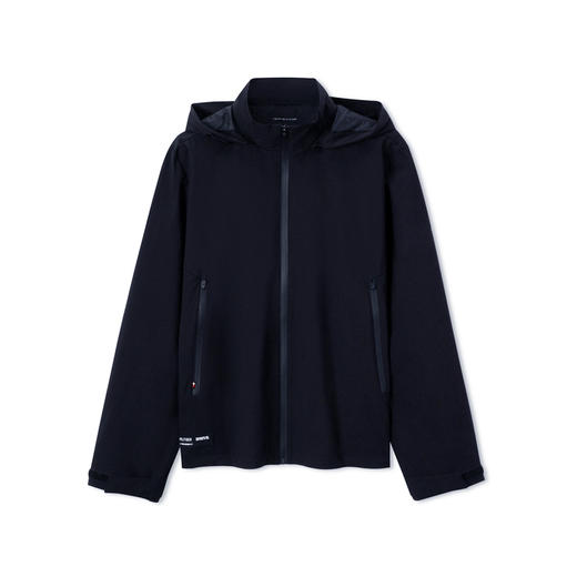 2024秋季新款 男士 防风防水暗格纹运动户外合身立领连帽可拆夹克外套 特惠 T-1218 商品图5