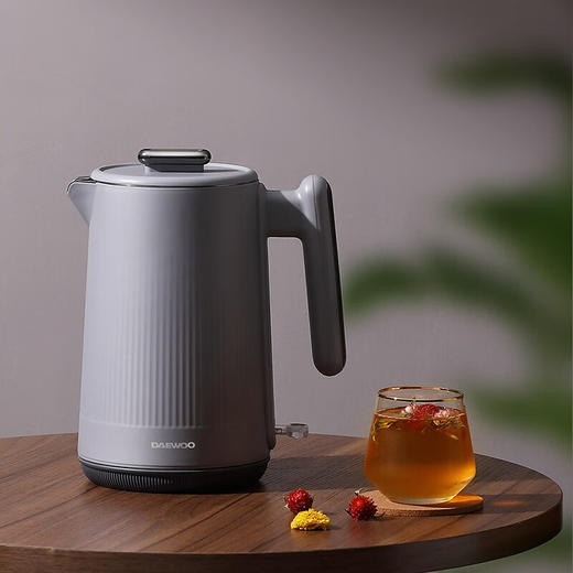 大宇（DAEWOO）电热水壶1.5L大容量家用双层防烫烧水壶DYSH-H1815 商品图1