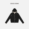 COCO ZONE秋季连帽上衣双拉链百搭通勤长袖外套 23C19320 商品缩略图0