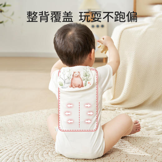 欧孕宝宝吸汗巾纯棉隔汗巾男童女童婴儿垫背儿童全棉止汗巾幼儿园 商品图3