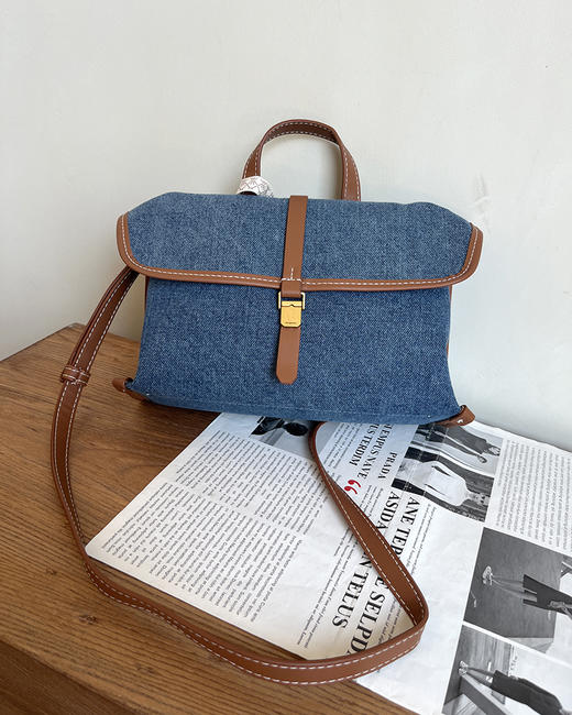 THS 7.27-无 song家 山下有松帆布复古单肩包 2色 CQ1342 商品图5