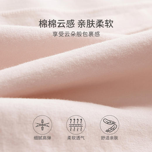 芬腾（5条）内裤女抗菌纯棉裆中腰女士三角裤薄款透气舒适性感大码短裤头 商品图4