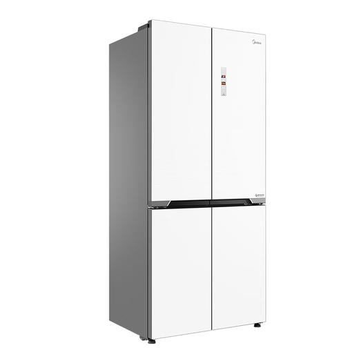 美的（Midea）（202684）十字对开门四门风冷无霜冰箱一级能效双变频智能净味零嵌底部散热 BCD-519WSGPZM 极地白 商品图1