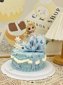 爱莎公主 蓝色高级主题