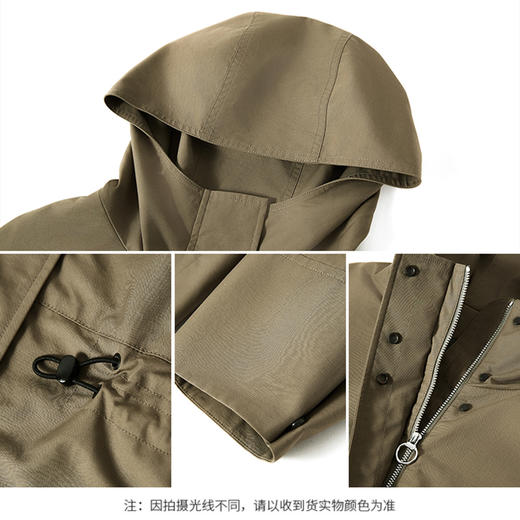 【商场同款】CNG5872 “随性短风衣” 两色可选 好搭配不压个 连帽设计减龄耐看 连帽短风衣 商品图10