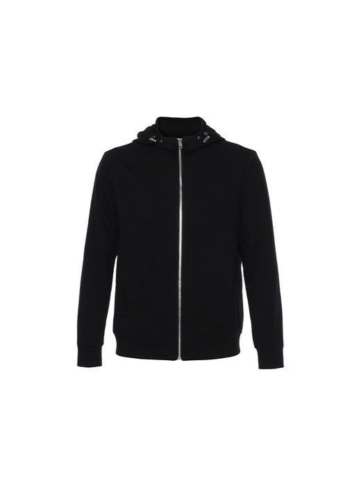 callisto乐行系列黑色棉混纺外套 商品图0