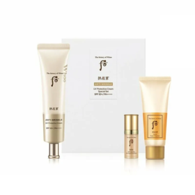 【预售 急单慎拍】whoo后拱辰享抗皱防晒套盒弹嫩肌肤夏日多效防晒套装