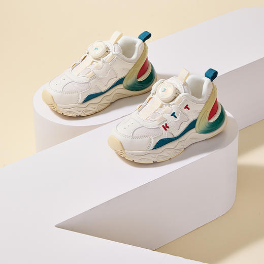 卡特兔童鞋儿童运动鞋男童2024秋季新款女童跑步鞋幼儿园小白鞋 商品图4