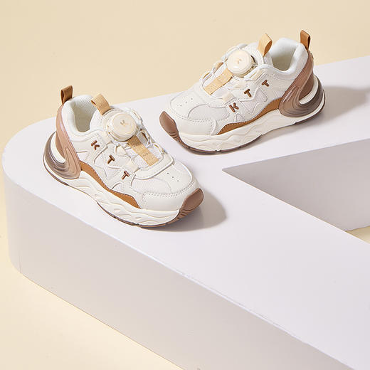 卡特兔童鞋儿童运动鞋男童2024秋季新款女童跑步鞋幼儿园小白鞋 商品图5