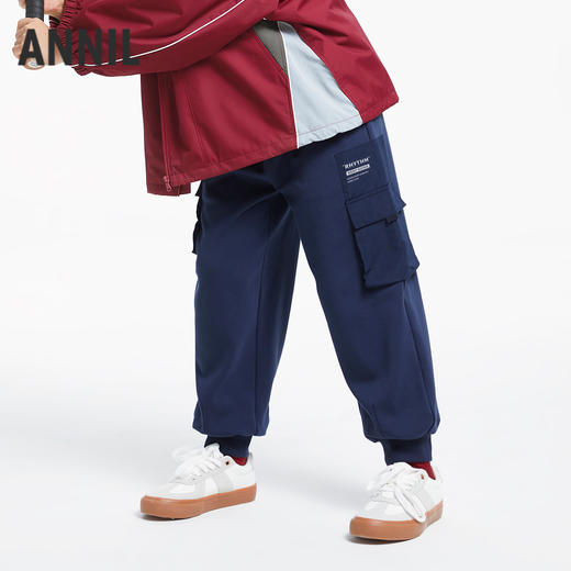 【5A级抗菌】男童工装酷感灯笼裤新款安奈儿童装实体店同款AB436548 商品图2