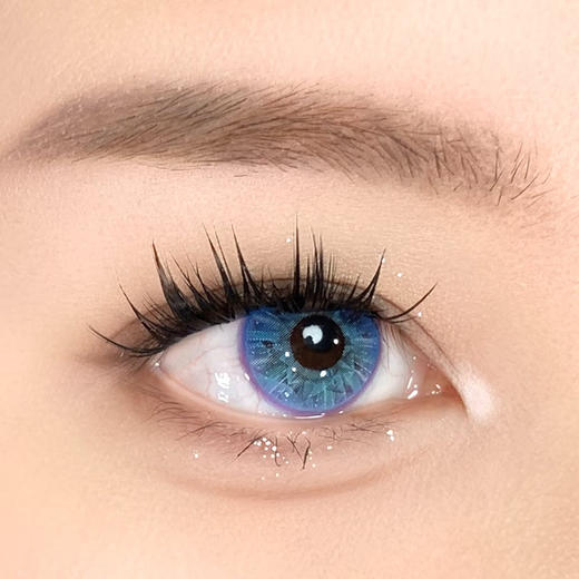 Woolilens 蓝海冰钻 日抛 两片 14.2mm 参考着色 13.5mm 基弧 8.5 含水 50% 新锐国货 商品图1