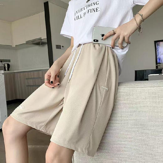 【五分运动裤】女潮高腰薄款休闲短裤女夏季新款宽松阔腿大码胖mm，宽松高腰，潮流又百搭。ry 商品图6