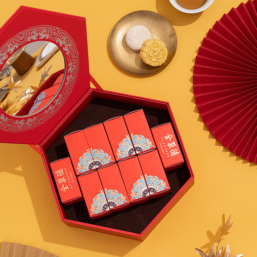 全聚德月饼礼盒 国粹灵韵 礼盒月饼 760克-和平门 商品图2