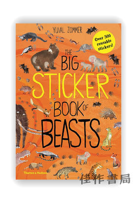 The Big Sticker Book of Beasts (The Big Book Series) / 野兽大贴纸书（大书系列）