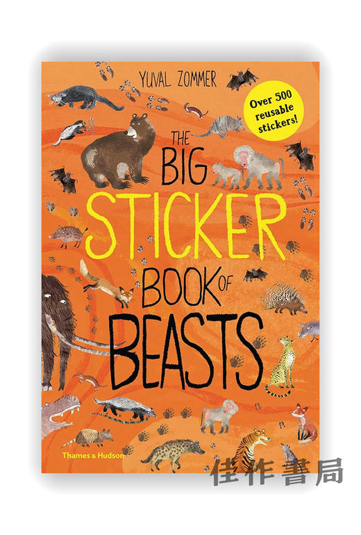 The Big Sticker Book of Beasts (The Big Book Series) / 野兽大贴纸书（大书系列） 商品图0