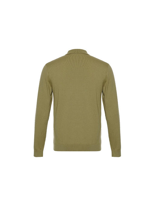 callisto绿色绵羊毛长袖毛衣 商品图1