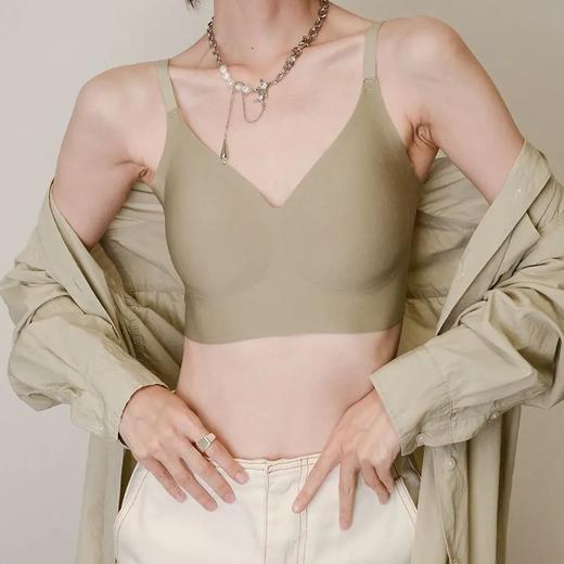 YP 蔓朵奇 薄款隐形无痕女士内衣  宽带/细带 5色可选  买一送一（实发两件） 商品图10