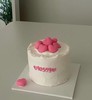 【优品系列】---【简约立体爱心纪念日】情侣、纪念日蛋糕 商品缩略图0
