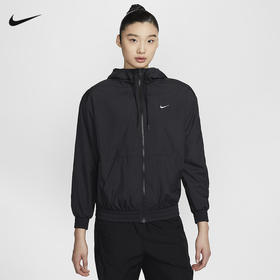 Nike/耐克梭织外套女秋季跑步运动宽松休闲连帽夹克FV6299-010