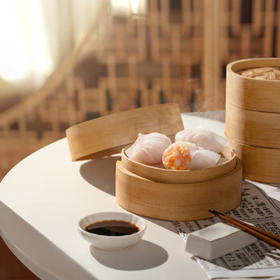 湾仔码头港式水晶虾皇饺168g 6只早餐包子速食半成品食品面点