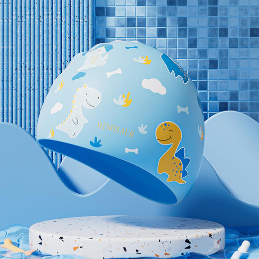 【潮趣适泳 玩转水上世界】佑游儿童硅胶游泳帽 男童女童长发防水 护耳不勒头 可爱泳帽 游泳装备-QQ 商品图13