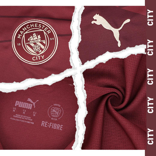 小李子PUMA彪马24/25赛季曼城第二客场球迷版球衣短袖成人男775201 03 商品图2