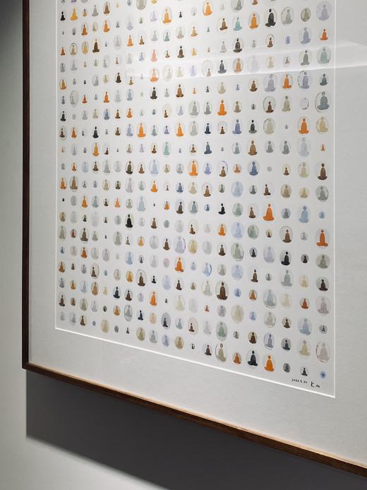 千fo系列限量艺术版画  艺术家柯曼经典画作 收藏证书+艺术家签名 +千佛图临摹套件  授权花花艺术客DU家代理 限定收藏级版画 版数售完即止 版数售完不再宣发 花花艺术客厅赠予供fo定制设计款香插 商品图4