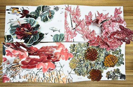 3D立体书：《齐白石老人的花园》，8开，齐白石著，荣宝斋出版社2023年一版一印，定价398，售价149元。 商品图6