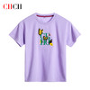 CHCH祈祈女童刺绣纯棉纯色T恤CN1G4B002 商品缩略图0