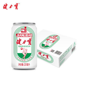 健力宝经典国货碳酸饮料橙蜜味200mL*24摩登迷你罐汽水补充电解质含蜂蜜 商品图4