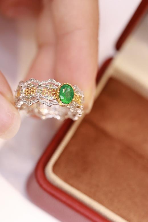 0.49ct 祖母绿戒指 商品图3