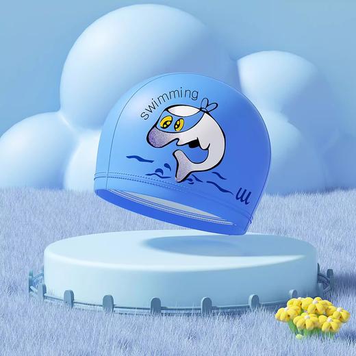【潮趣适泳 玩转水上世界】佑游儿童硅胶游泳帽 男童女童长发防水 护耳不勒头 可爱泳帽 游泳装备-QQ 商品图5