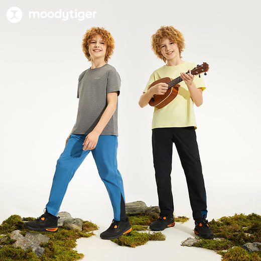 moodytiger24秋新男童运动户外休闲速干T恤短袖【DR】 商品图4