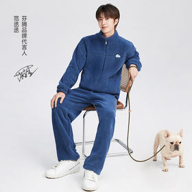 【范丞丞同款】芬腾秋冬情侣睡衣女蓬蓬绒加厚男珊瑚绒家居服套装